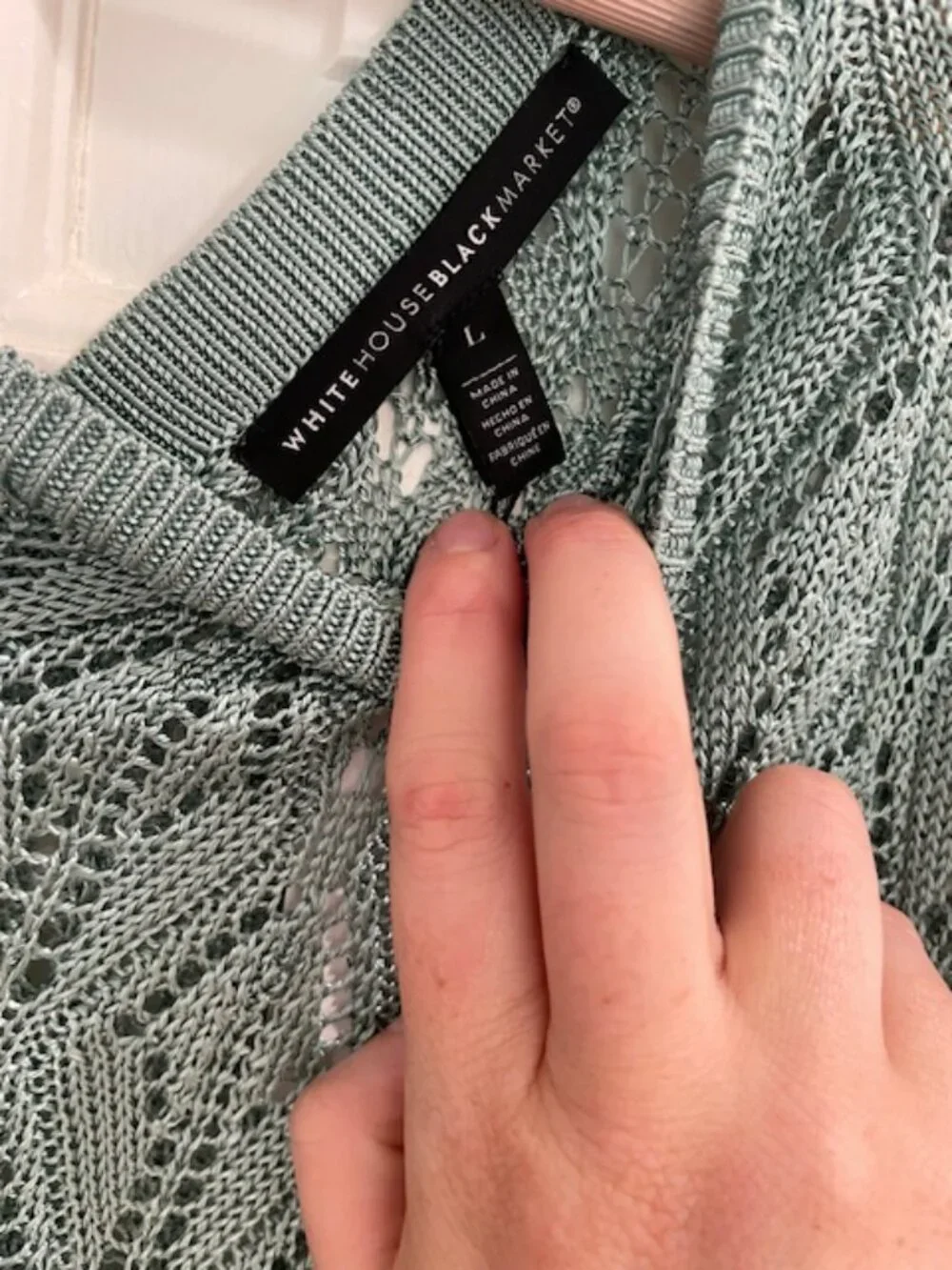 White House Black Market back stitchy